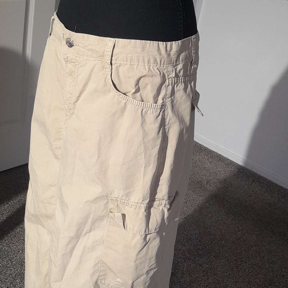 Zara Cream Cargo Maxi Skirt - Picture 8 of 9